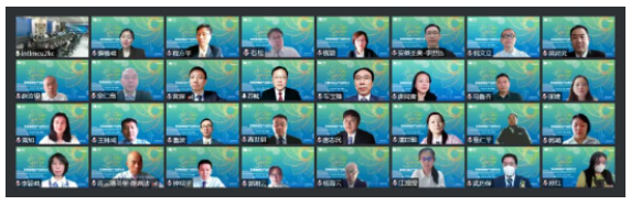 國內外人員同時通過線上云直播參加活動