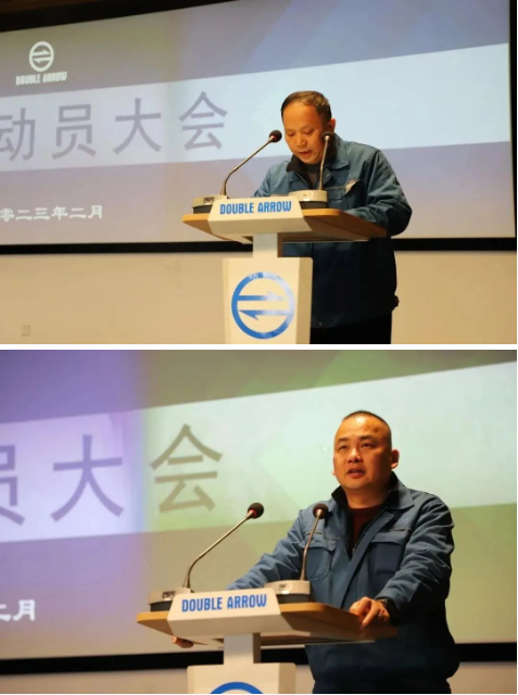 營銷部各區域負責人表態發言